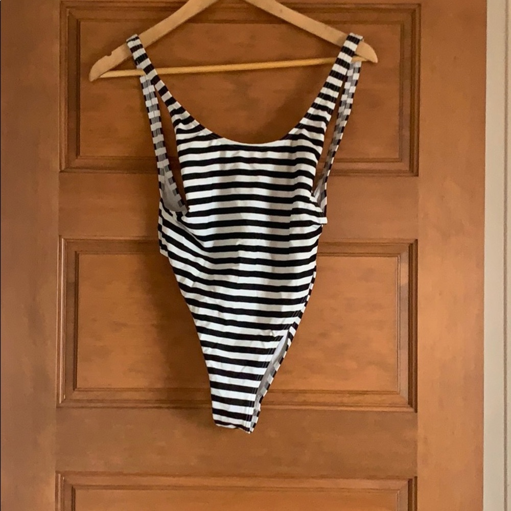 Striped one piece